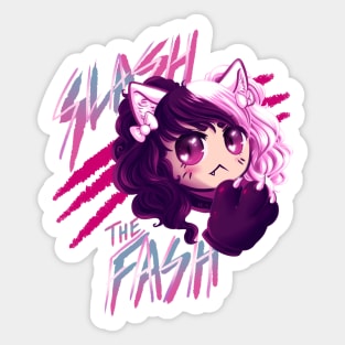 Slash the Fash! Sticker